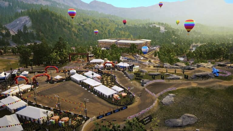 Monster Energy Supercross 6's open-world area showcased