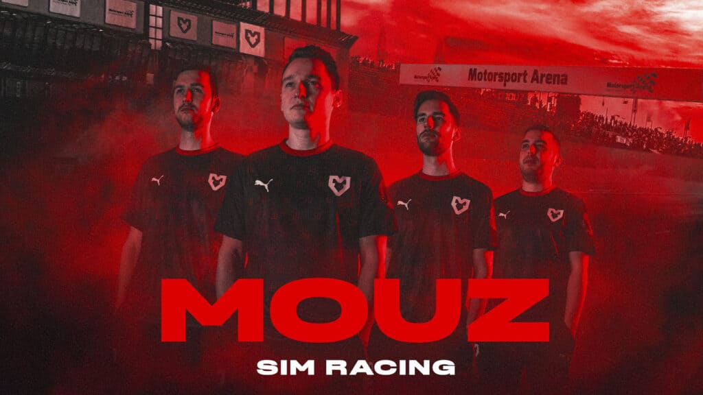 Moritz Löhner, Yuri Kasdorp, Patrik Holzmann, Maximilian Benecke MOUZ sim racing