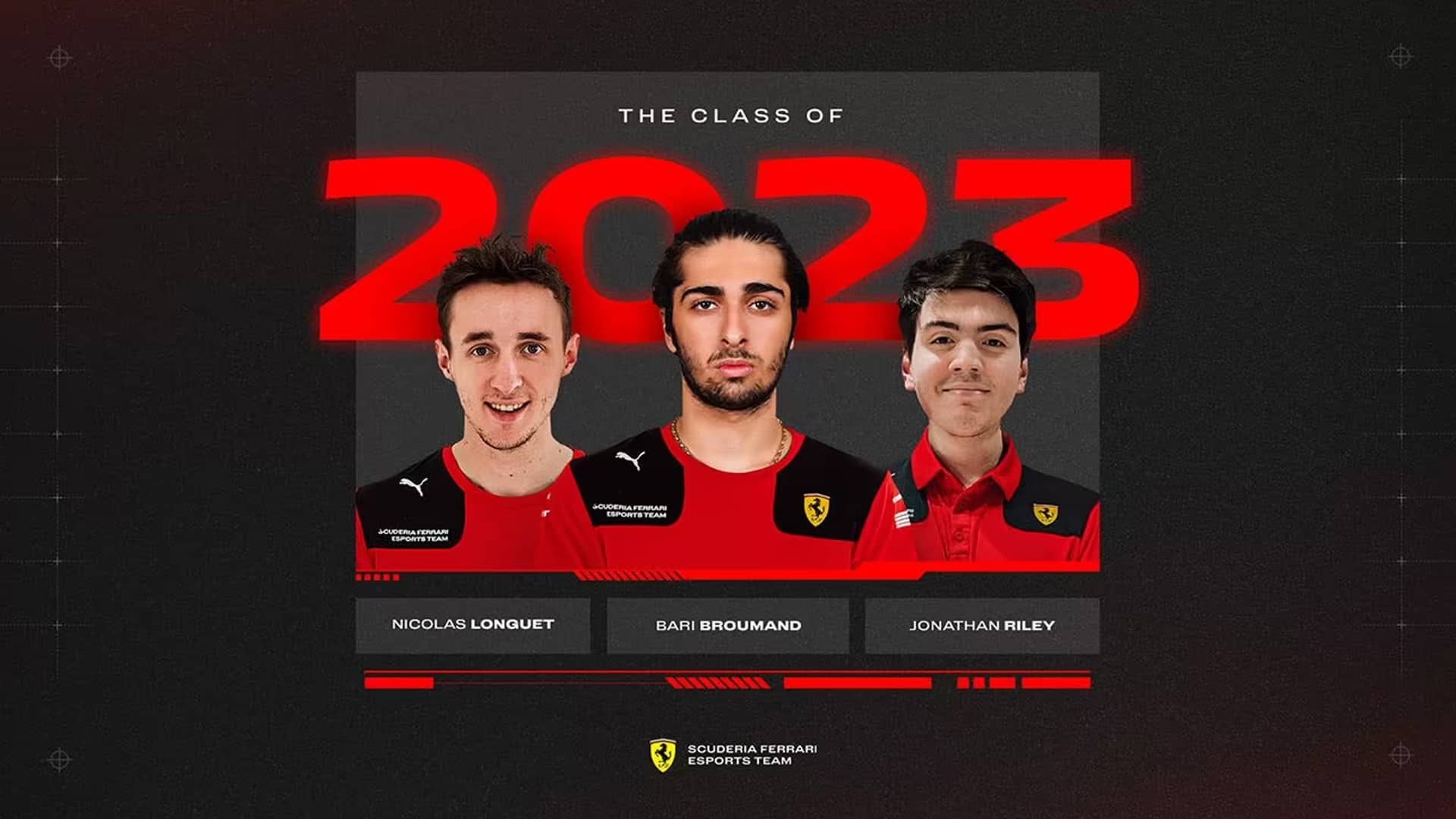 Scuderia Ferrari Esports Team unveils all-new line-up