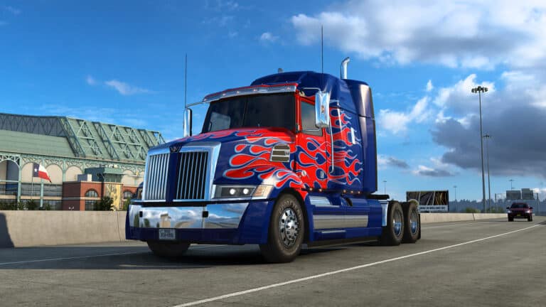 The Western Star 5700XE coming in hot to American Truck Simulator