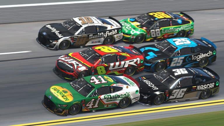All 40 paint schemes for the opening round of the 2023 eNASCAR Coca-Cola iRacing Series season