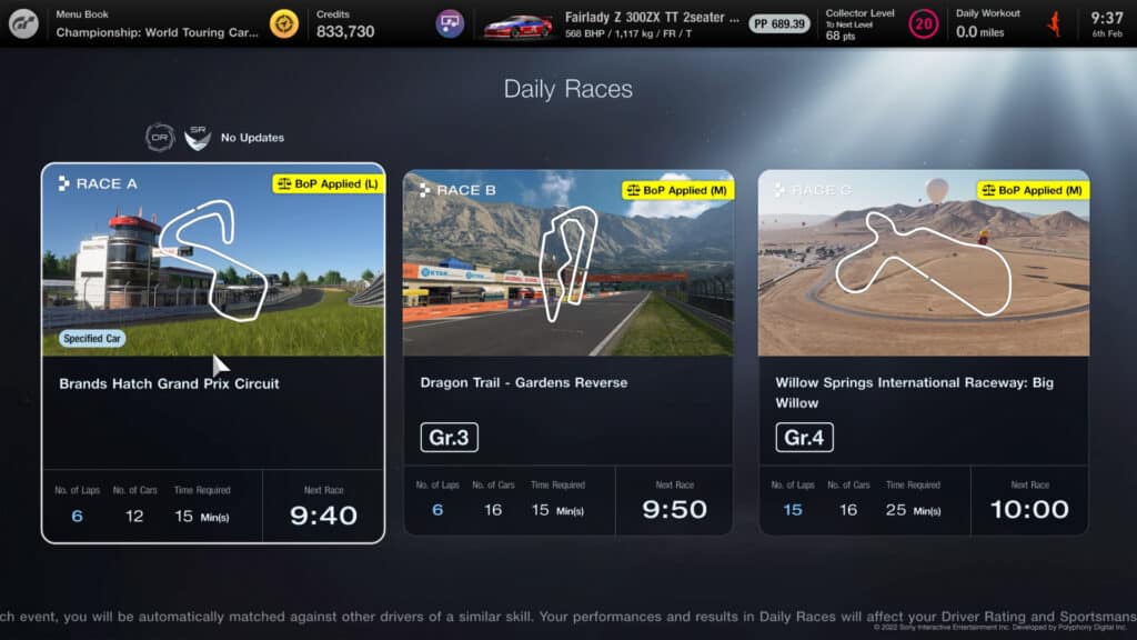 Your guide to Gran Turismo 7's Daily Races, w/c 6th February: Winning for Weissach