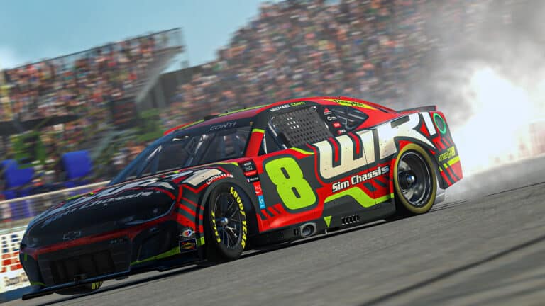 eNASCAR, Michael Conti victory celebration