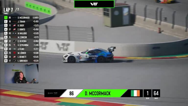 ESL R1: McCormack takes Mercedes-AMG's first ESL R1 victory