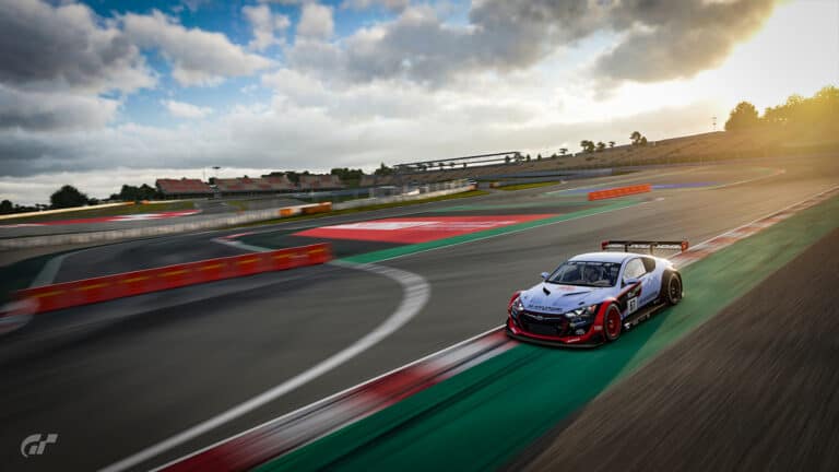 Gran Turismo 7, Barcelona no chicane, Hyundai Genesis Gr.3