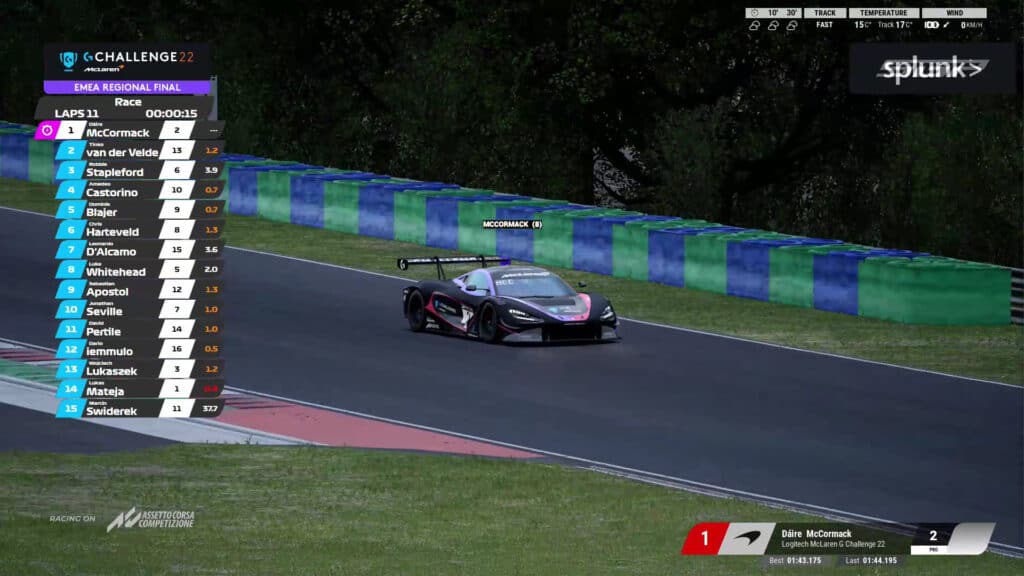 Logitech McLaren G Challenge: McCormack and Kundackcioglu emerge as EMEA and NA winners