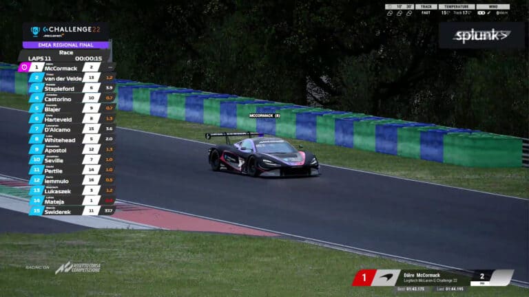 Logitech McLaren G Challenge: McCormack and Kundackcioglu emerge as EMEA and NA winners
