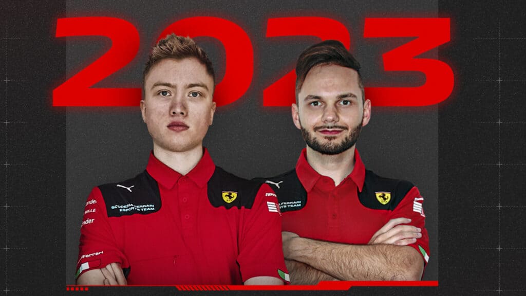 Alex Siebel Dennis Jordan Ferrari Esports 2023