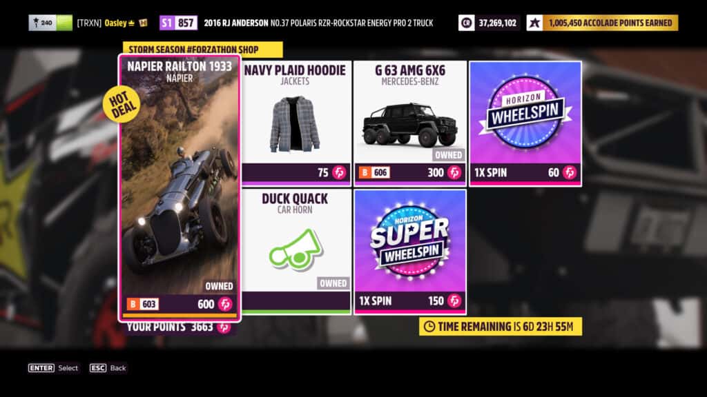 Forza Horizon 5 Serie 18 Woche 3 Forzathon Shop