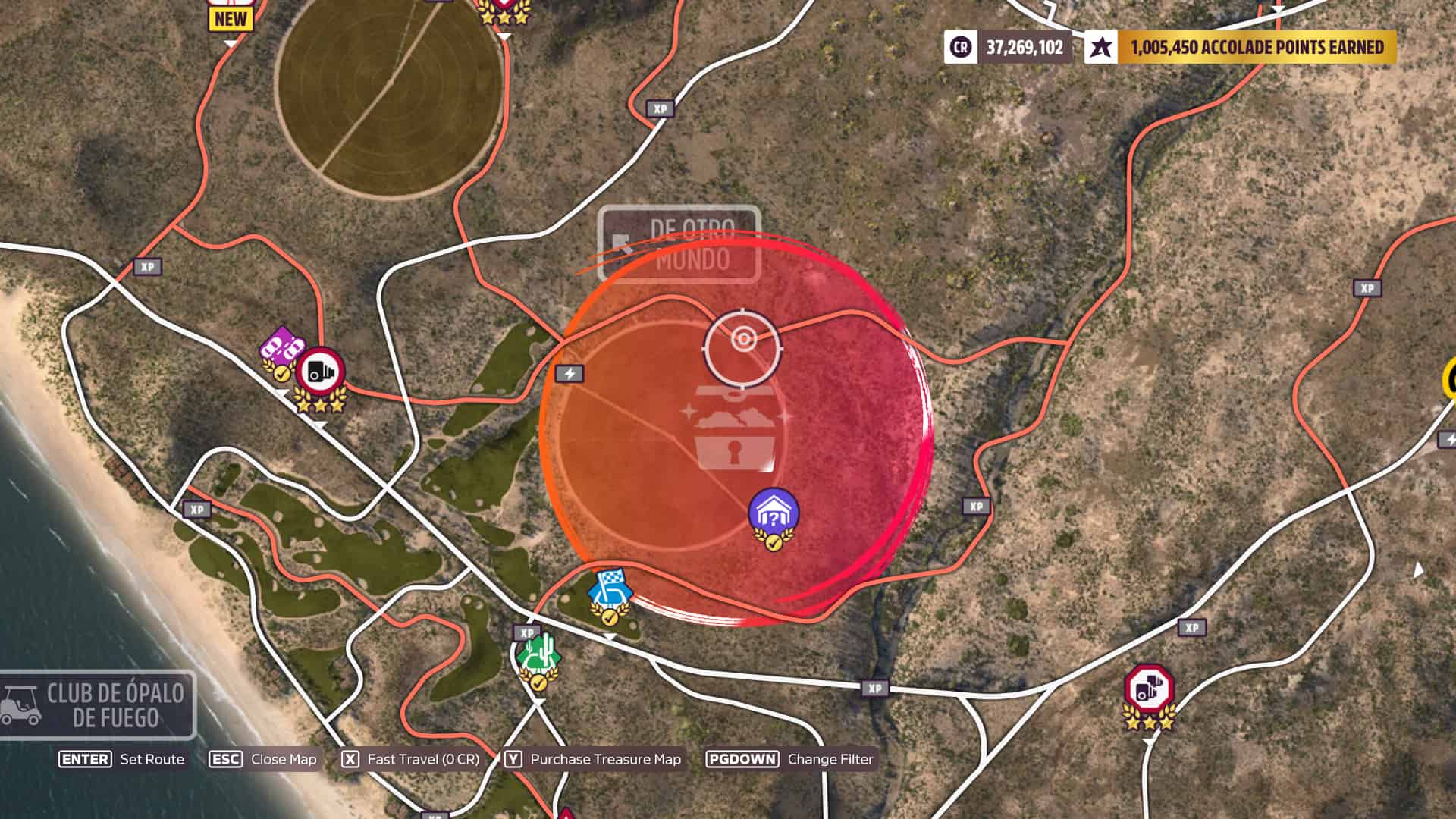 Forza Horizon 5 Pouncing Pumas Orange Circle Location