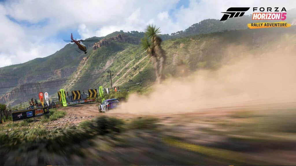 Forza Horizon 5's Rally Adventure map doesn't seem to feature that