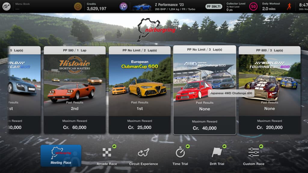 Gran Turismo 7, March 2023 update, world circuits