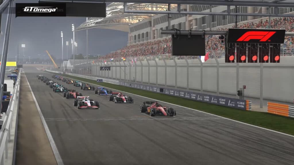 PSGL F1 PC S32 Bahrain, race start