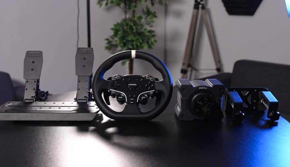 The Moza R5 direct drive wheel base for sim racing, plus the bundle that includes a wheel, desk mount and pedals, have seen heavy price reductions.