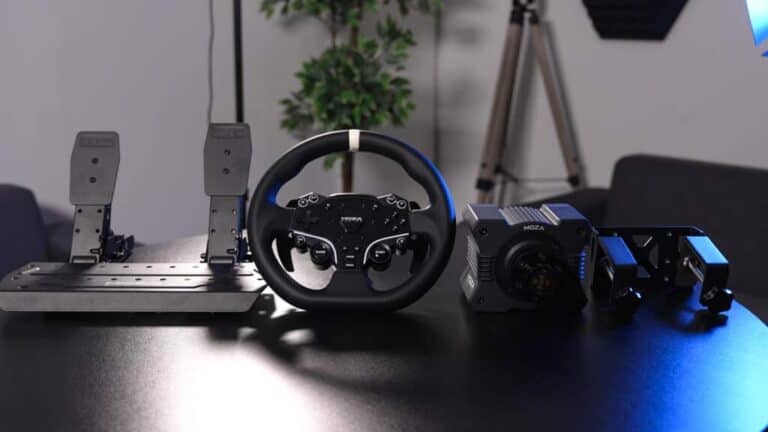 The Moza R5 direct drive wheel base for sim racing, plus the bundle that includes a wheel, desk mount and pedals, have seen heavy price reductions.