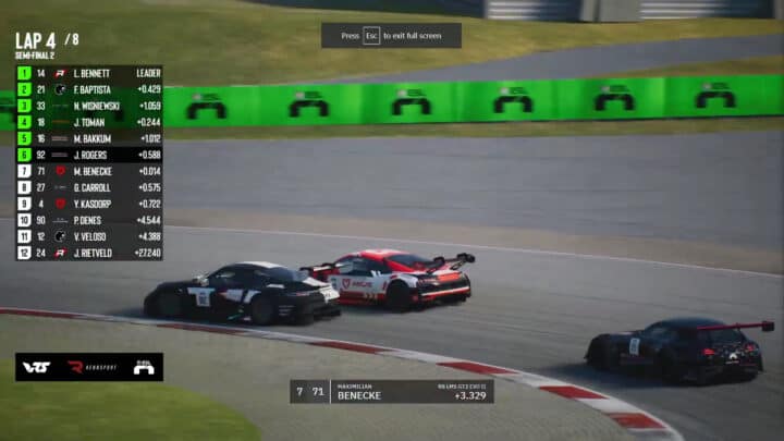 Redline R1 ESL R1: Bennett seals convincing Round 3 win for Team Redline | Traxion