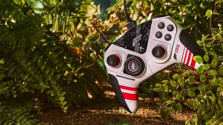 Thrustmaster has added a mini steering wheel to a gamepad