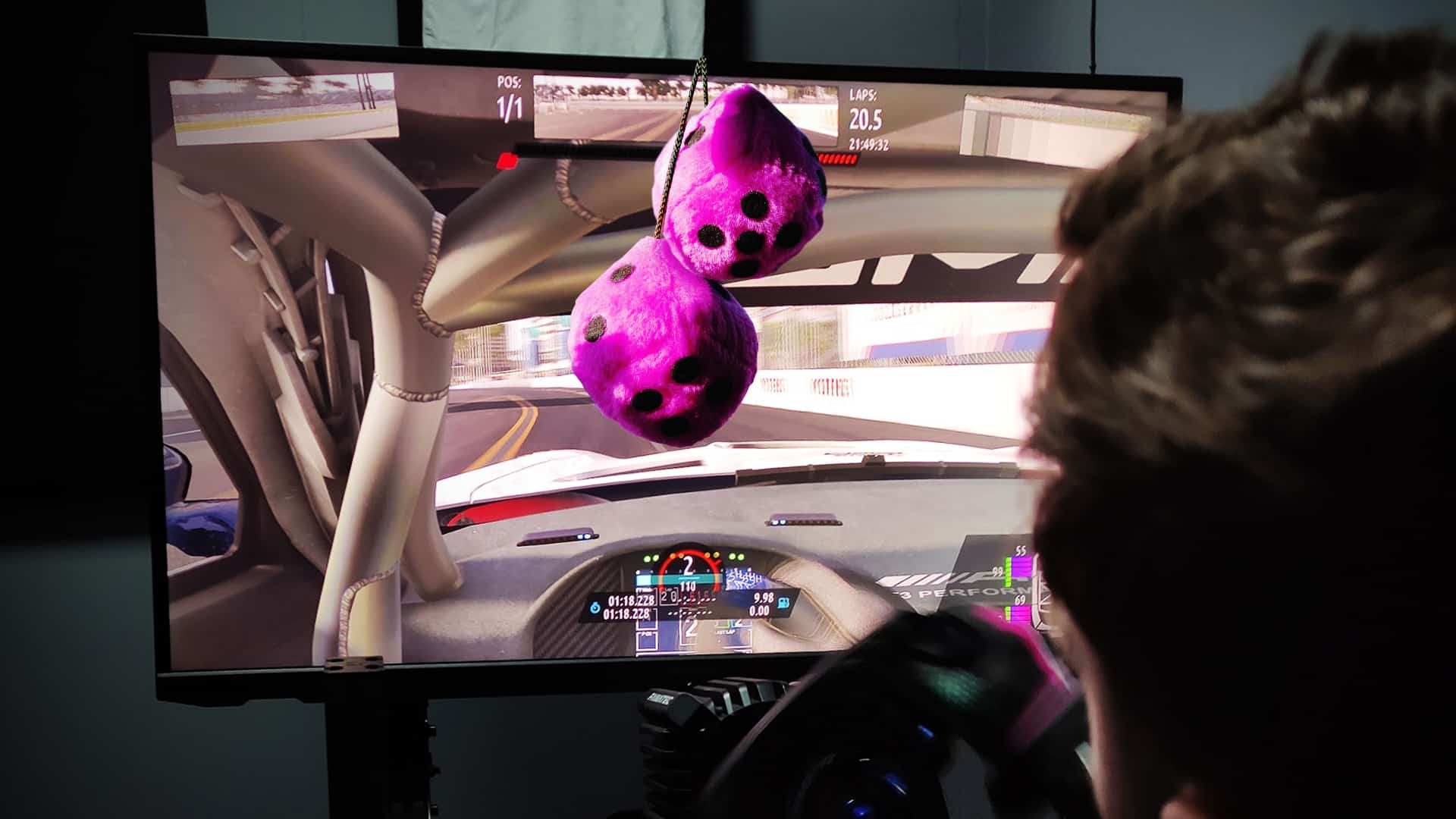 Traxion introduces sim racing fluffy dice range