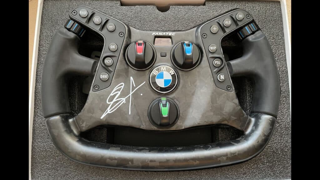 Fanatec Podium Steering Wheel BMW M4 GT3, the simtrader.com