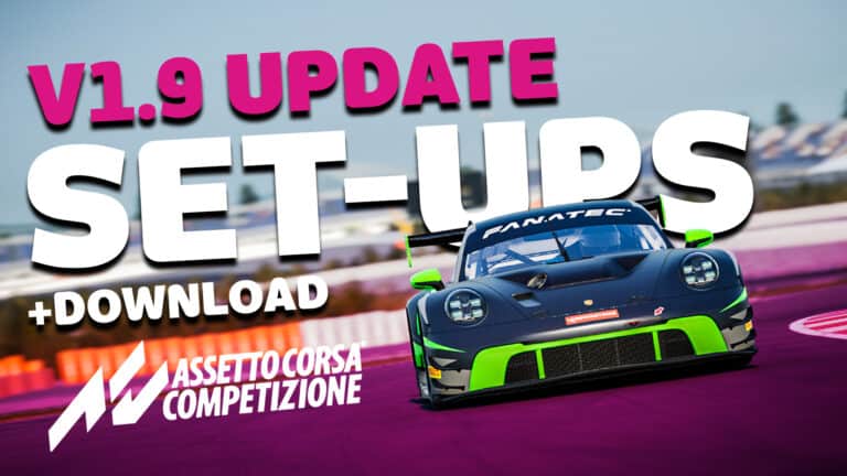Assetto Corsa Competizione Valencia set-ups