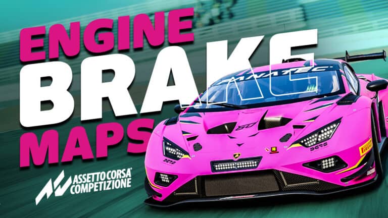 New engine brake map feature added in Assetto Corsa Competizione’s v1.9 update 