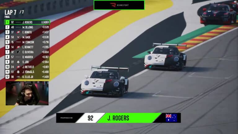 ESL R1: Rogers heads Porsche Coanda one-two at Spa