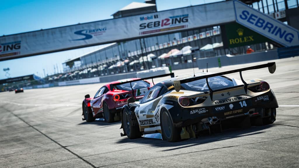 GT Challenge, Sebring, rFactor 2, Dennis Jordan, Jesper Pedersen