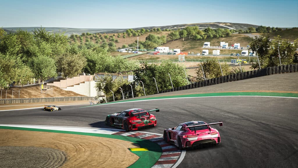 GT Challenge, rFactor 2, Laguna Seca, Mia Rose, Daniel Stepkowski