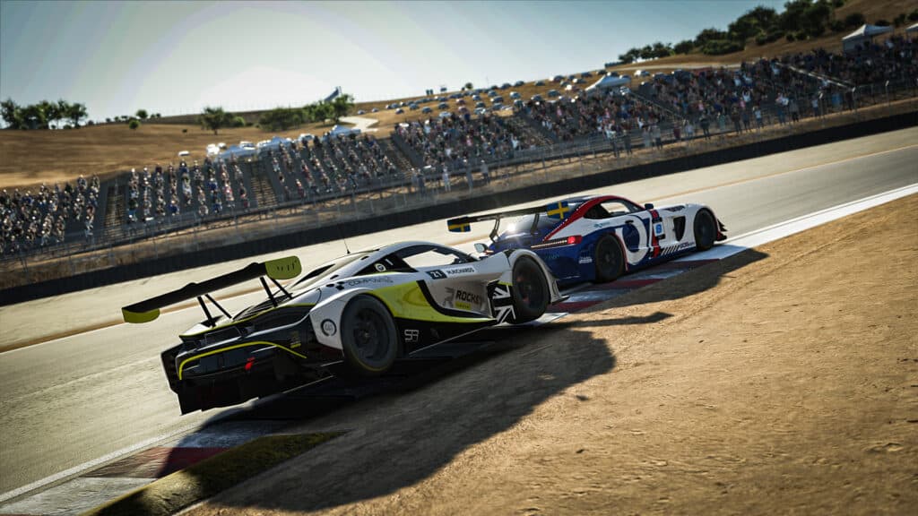 GT Challenge, rFactor 2, Laguna Seca, Matt Richards, Mickael Le Roux