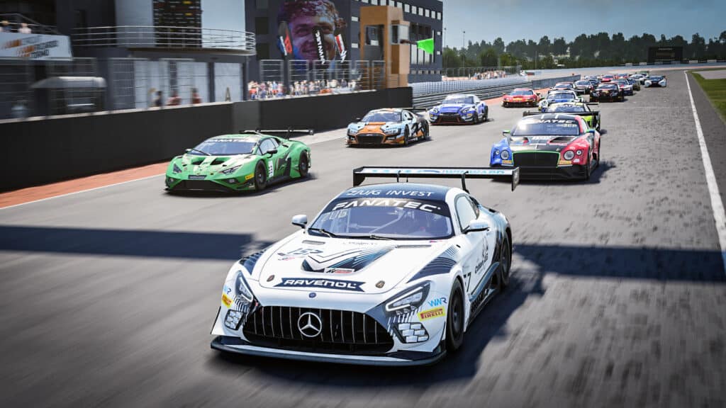 Assetto Corsa Competizione, v1.9 update, GT World Challenge 2023 DLC, Valencia, Mercedes-AMG GT3 Evo 1.5