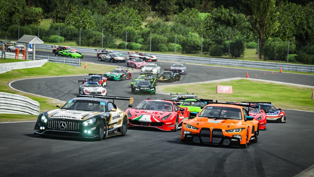 rFactor 2, GT Challenge, Lime Rock Park, GT3s