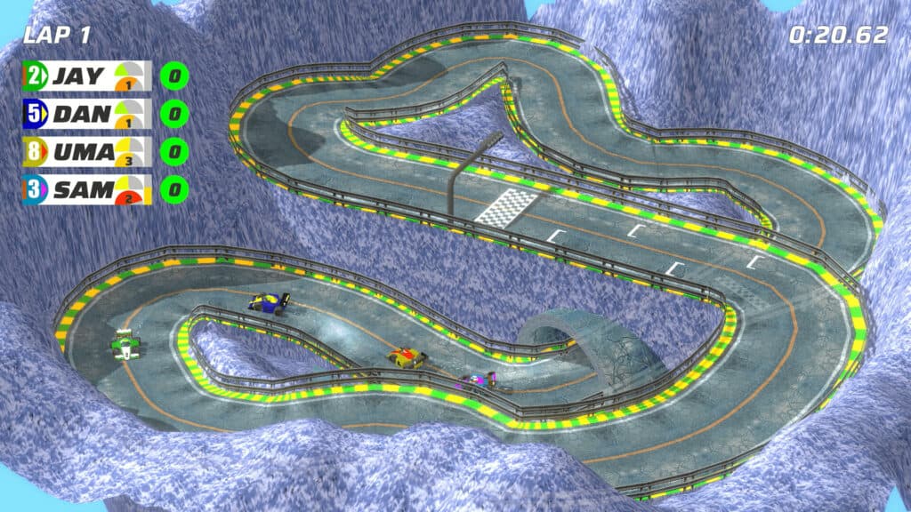 Crashy Laps, 2023 racing game, Steam wishlist
