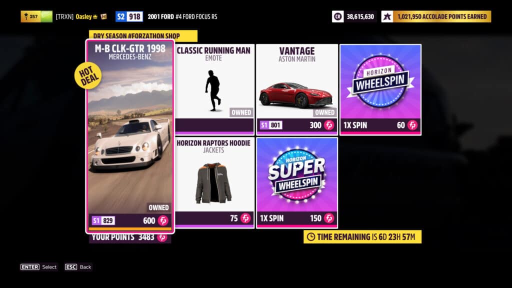 Forza Horizon 5 Week 19 Season 3 Forzathon Shop