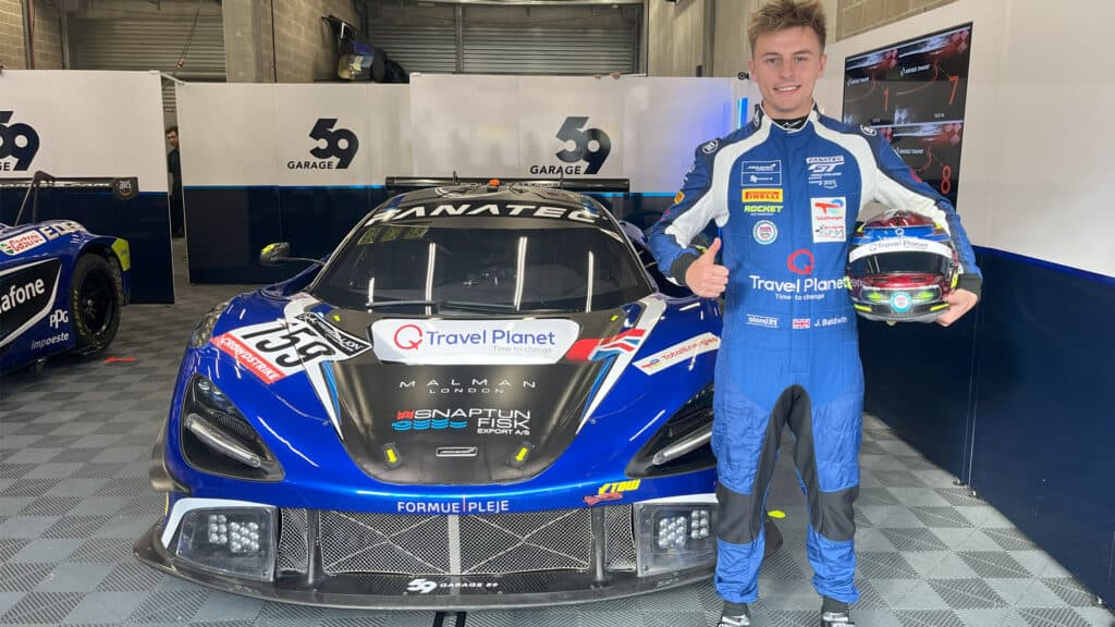 Garage 59 McLaren 720S GT3, 24 Hours of Spa 2022, James Baldwin gofundme