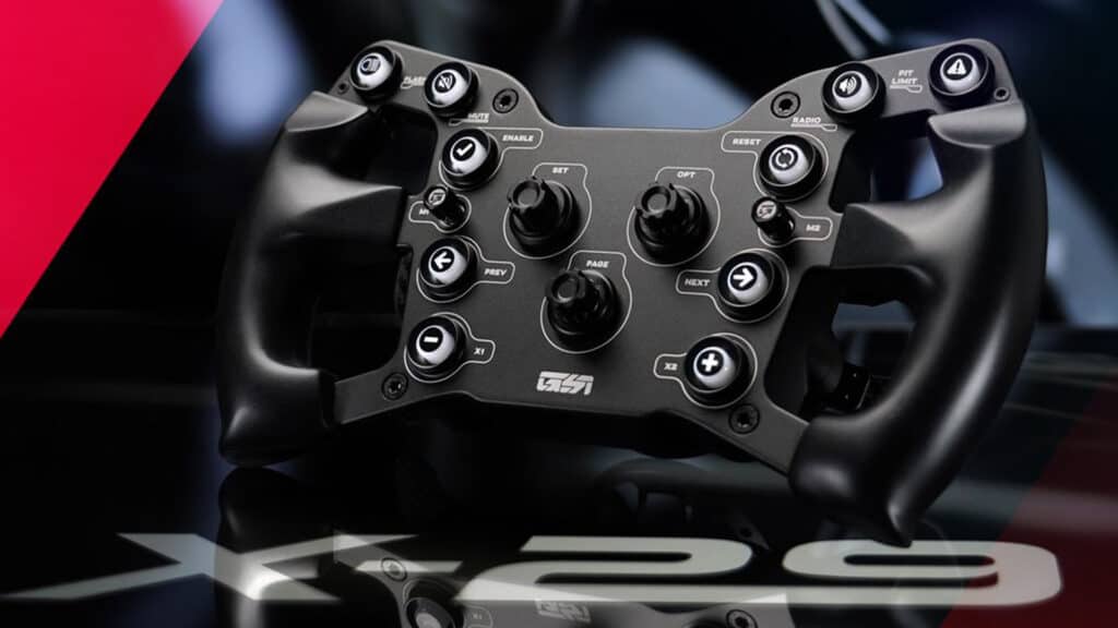 Gomez Sim Industries X-29 steering wheel