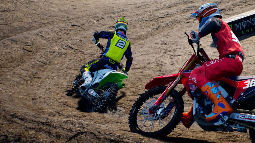 Jeremy McGrath in Monster Energy Supercross 6 game coach