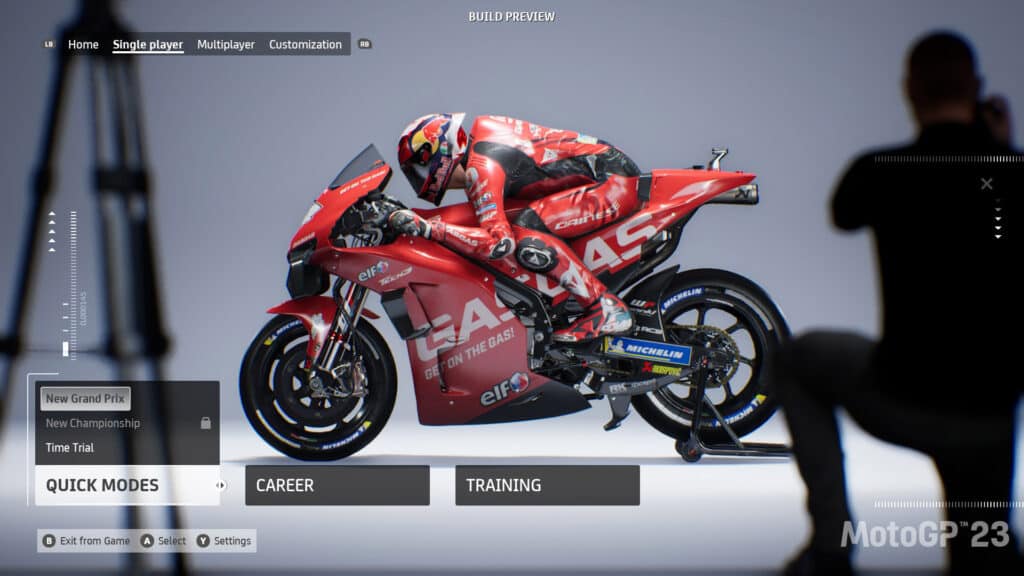 MotoGP 23, Jogo PS4