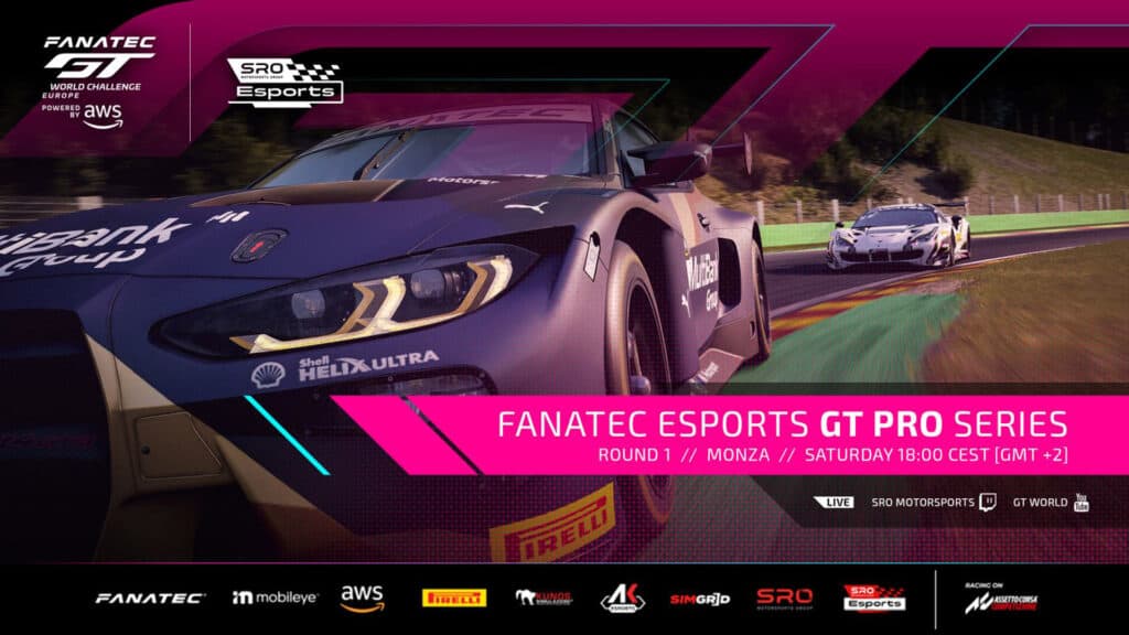Real-world GT3 aces line up once again for the Fanatec Esports GT Pro Series