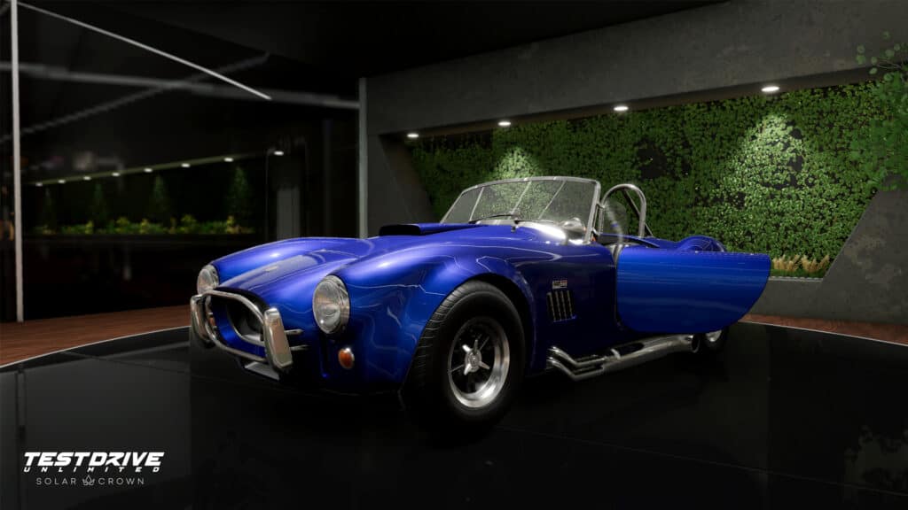 Test Drive Unlimited Solar Crown AC Cobra showroom