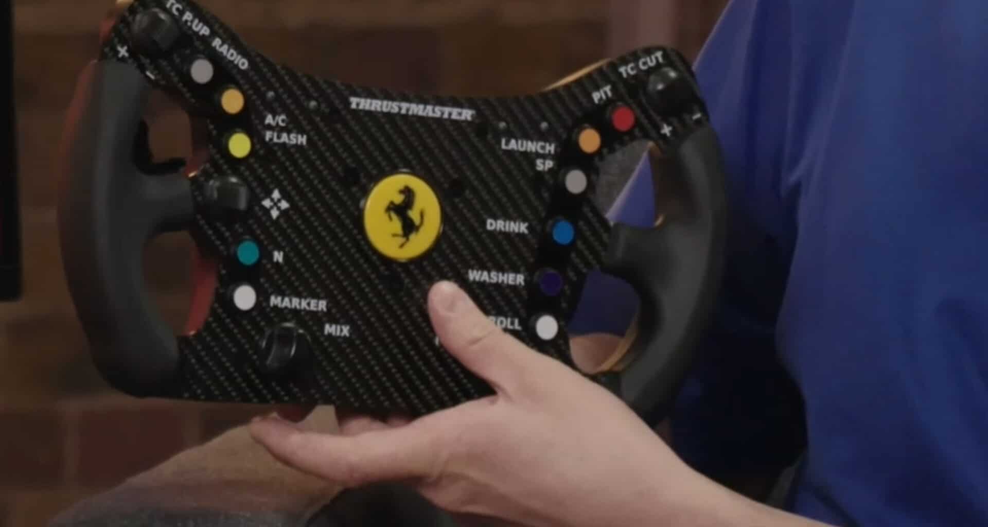 Thrustmaster’s next sim racing wheel is a Ferrari 488 GT3 replica