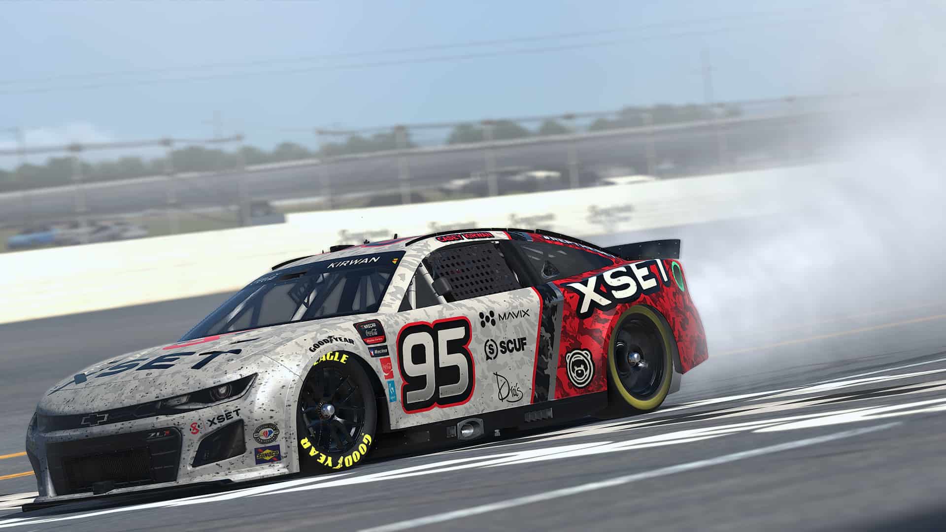 Casey Kirwan wins and celebrates talladega