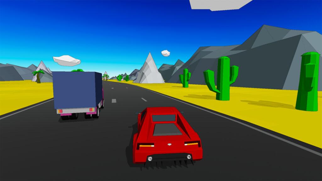 Colourful low-poly racer Pixel Driver released for PlayStation and Switch 