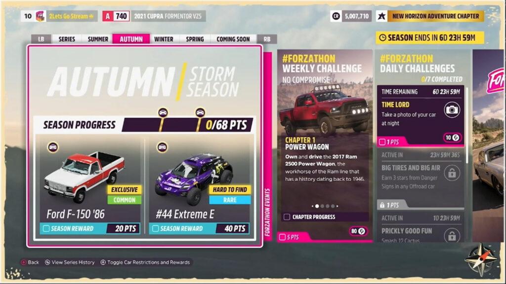 Forza Horizon 5 Series 6 Autumn: Festival Playlist, reward cars, challenges  & more