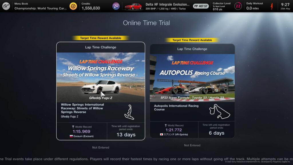 Gran Turismo 7's Lap Time Challenge, 25th May - 8th June: The StreetZ of Willow