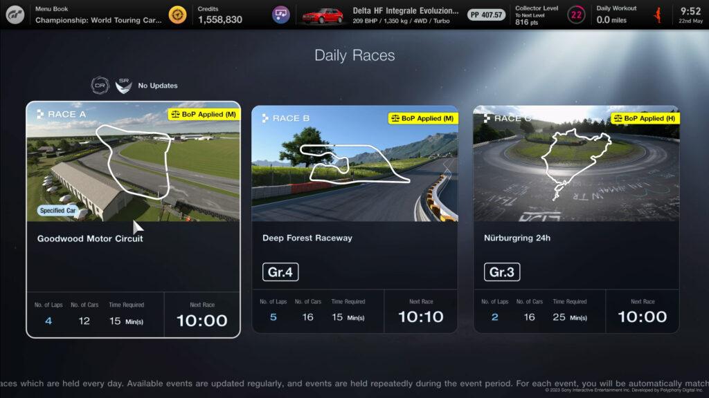 Your guide to Gran Turismo 7's Daily Races, w/c 22nd May: Glorious Goodwood