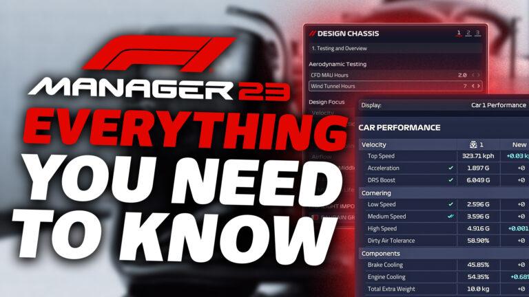 Everything you need to know about F1 Manager 2023 