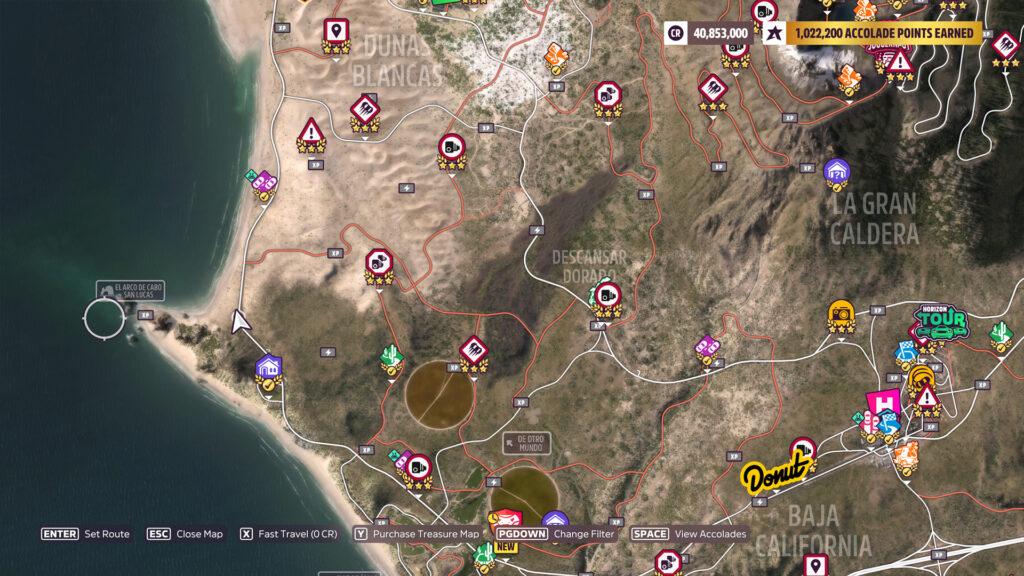 Forza Horizon 5 LamboNo5 Map Location