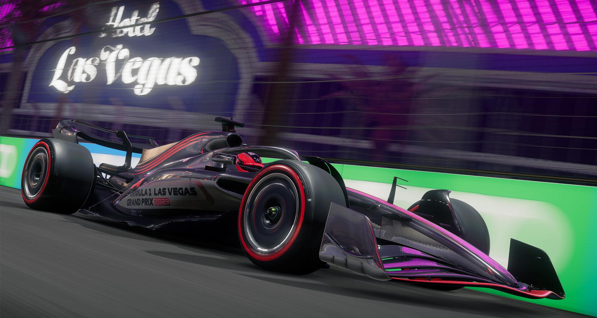 First Las Vegas gameplay unveiled within F1 23 game