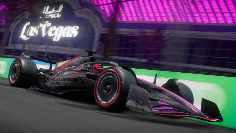 First Las Vegas gameplay unveiled within F1 23 game