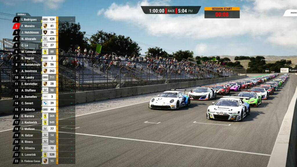 GT World Challenge Esports America Sprint Series - Igor de Oliveira Rodrigues pole position, 2023 Round 1